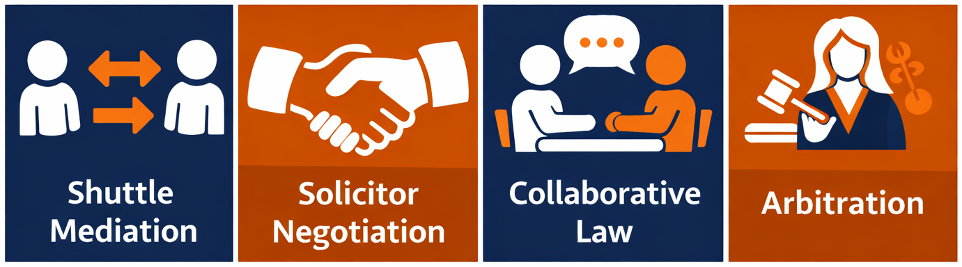 Alternatives to Traditional Mediation when mediation is not suitable